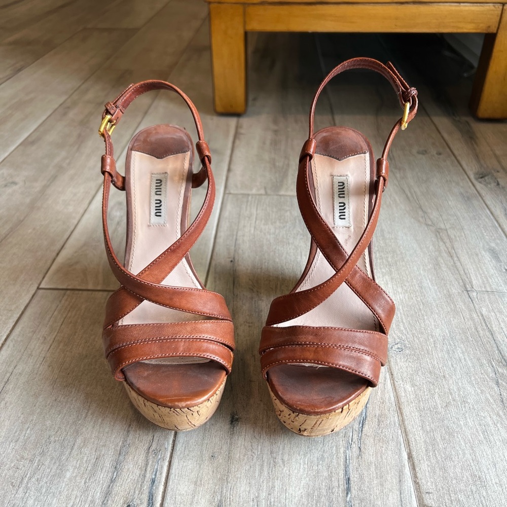 Miu Miu Platforms. Size 7.5 - image 2